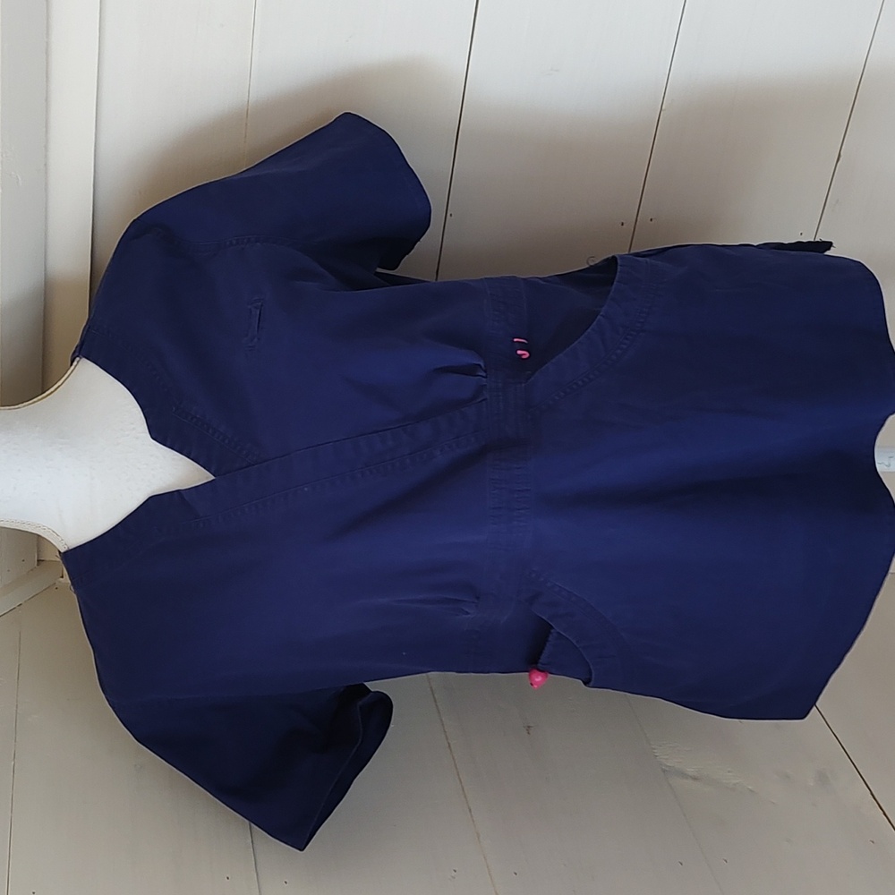 Used XL blue two pockets adjustable waist